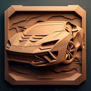 3D model Lamborghini Islero (STL)